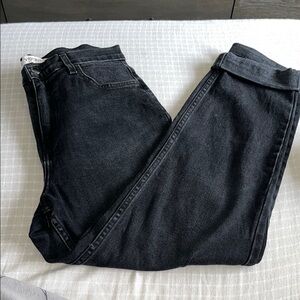 Vibrant Black Denim Jeans